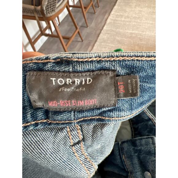 Torrid size 20T 20 tall bootcut jeans - Picture 3 of 3